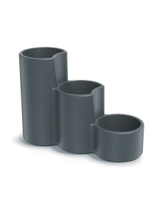 Pflanzgefäß Stufenform 80 × 30 × 56 cm matt, 21 L – Betongrau | Töpferkönig