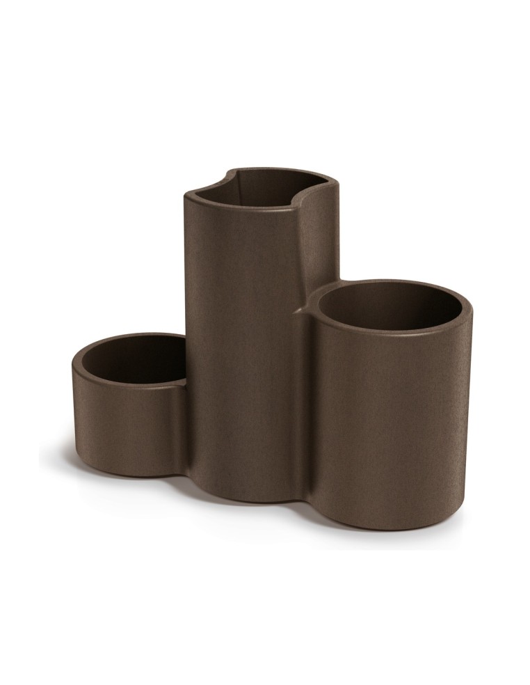 Pflanzgefäß Trio 80 × 30 × 56 cm matt, 21 L – Cortenstahl | Töpferkönig