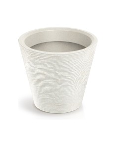 Blumentopf rund Ø40 × 34 cm Steinoptik, 22 L – Sand | Töpferkönig
