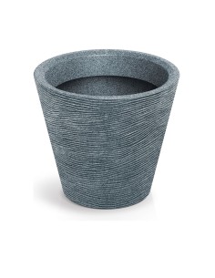 Blumentopf rund Ø40 × 34 cm Steinoptik, 22 L – Granit | Töpferkönig