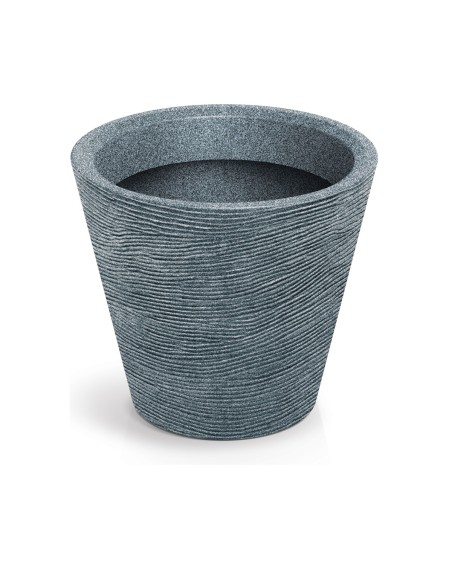 Blumentopf rund Ø40 × 34 cm Steinoptik, 22 L – Granit | Töpferkönig
