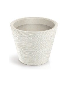 Blumentopf rund Ø48 × 38 cm Steinoptik, 41 L – Sand | Töpferkönig