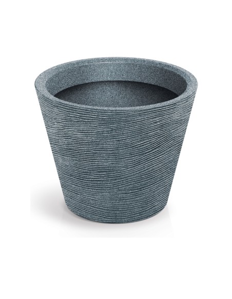 Blumentopf rund Ø48 × 38 cm Steinoptik, 41 L – Granit | Töpferkönig