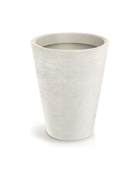 Pflanzkübel rund Ø48 × 60 cm Steinoptik, 66 L – Sand | Töpferkönig