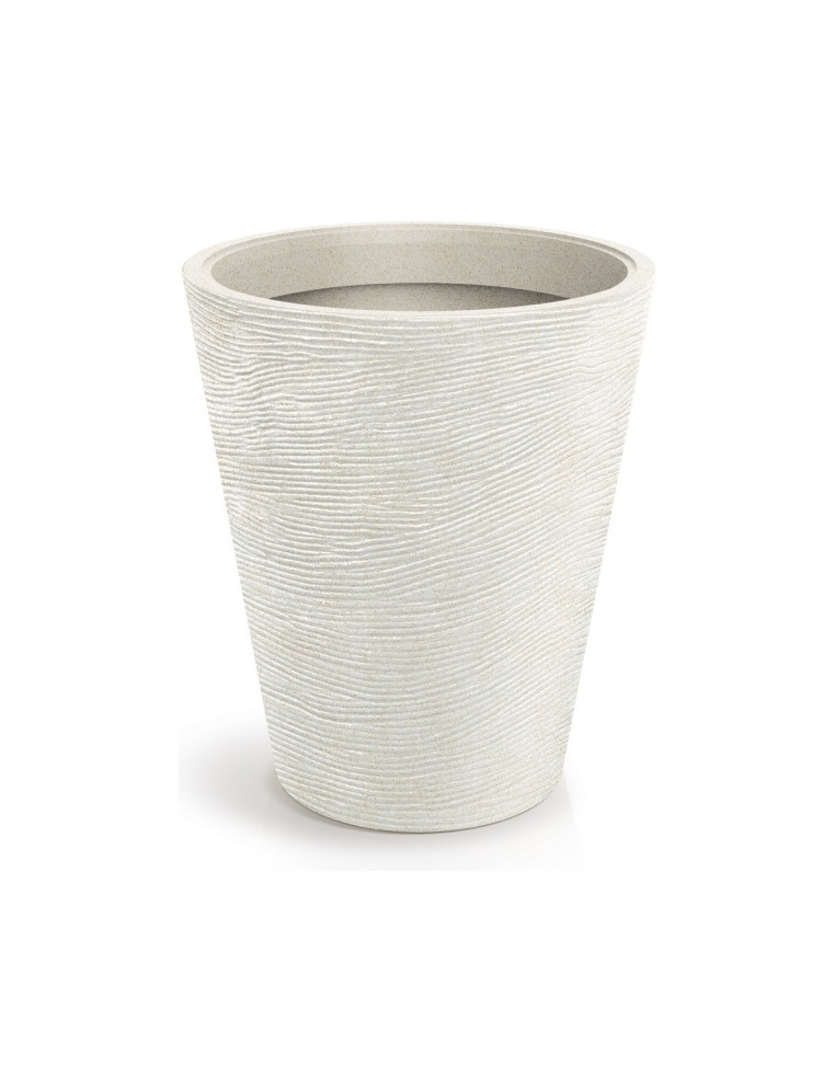 Pflanzkübel rund Ø60 × 70 cm Steinoptik, 120 L – Sand | Töpferkönig