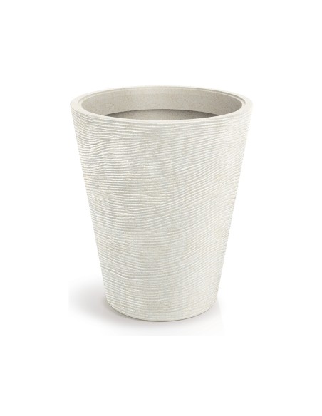 Pflanzkübel rund Ø60 × 70 cm Steinoptik, 120 L – Sand | Töpferkönig