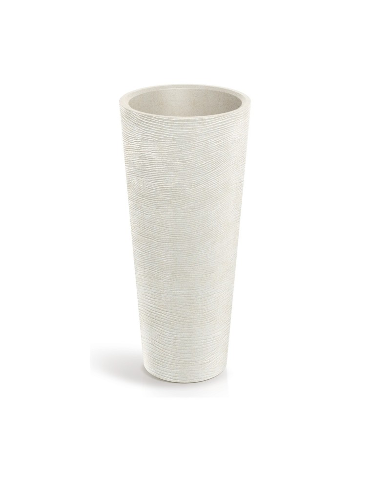 Pflanzsäule rund Ø48 × 105 cm Steinoptik, 33 L – Sand | Töpferkönig