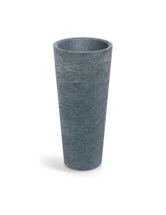 Pflanzsäule rund Ø48 × 105 cm Steinoptik, 33 L – Granit | Töpferkönig