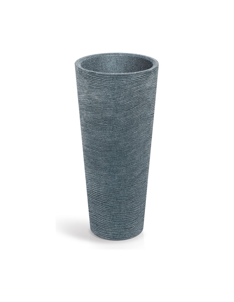 Pflanzsäule XXL rund Ø48 × 105 cm Steinoptik, 33 L – Granit | Töpferkönig