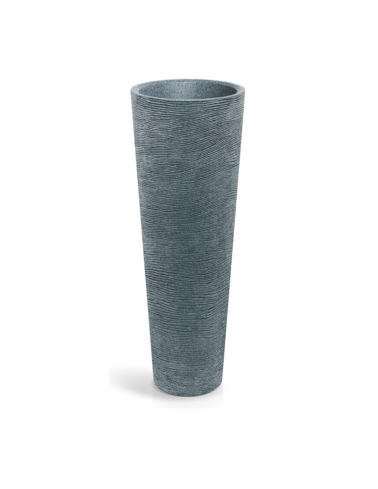 Pflanzsäule XXL rund Ø48 × 135 cm Steinoptik, 33 L – Granit | Töpferkönig