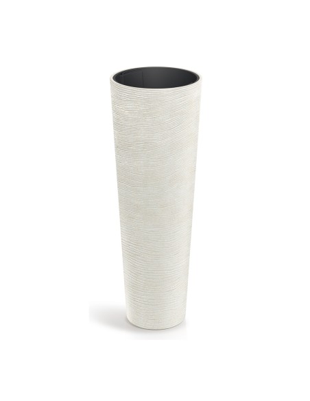 Pflanzsäule rund Ø40 × 110 cm Steinoptik, 20 L – Sand | Töpferkönig