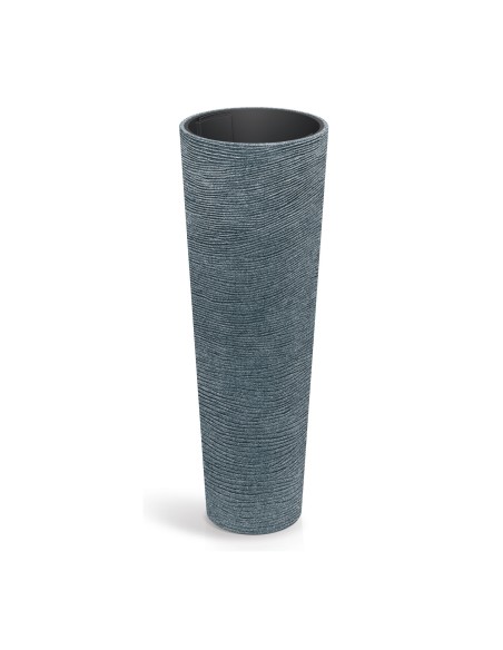 Pflanzsäule XXL rund Ø40 × 110 cm Steinoptik, 20 L – Granit | Töpferkönig