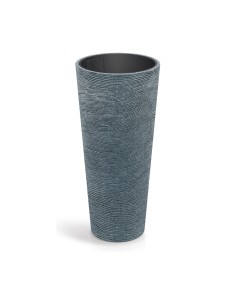 Pflanzsäule XXL rund Ø48 × 105 cm Steinoptik, 31 L – Granit | Töpferkönig