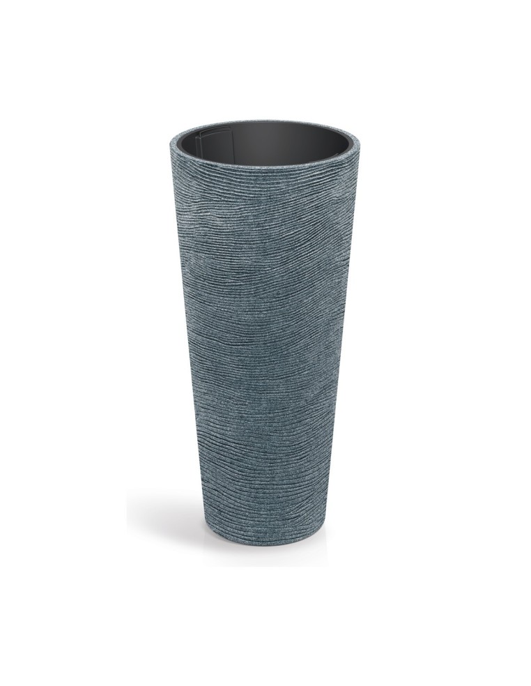 Pflanzsäule XXL rund Ø48 × 105 cm Steinoptik, 31 L – Granit | Töpferkönig