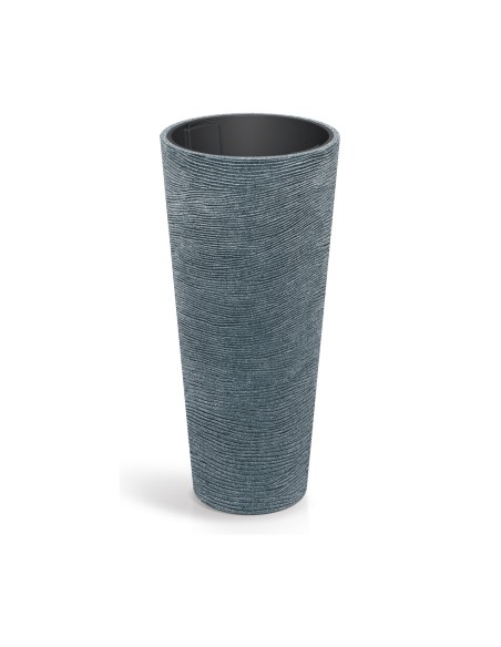 Pflanzsäule XXL rund Ø48 × 105 cm Steinoptik, 31 L – Granit | Töpferkönig