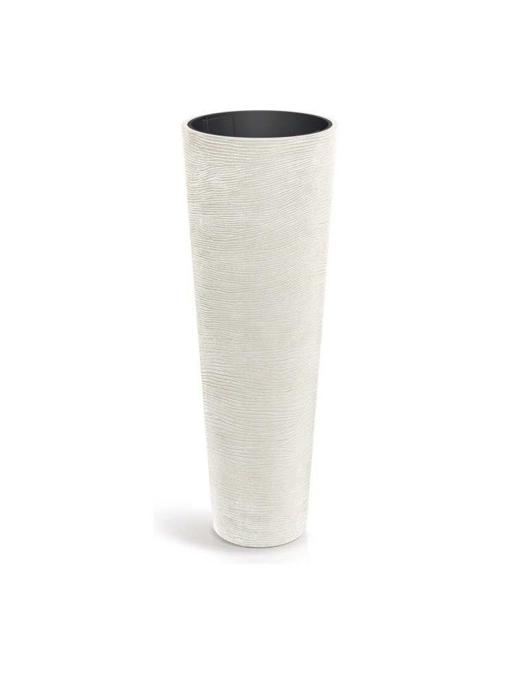 Pflanzsäule XXL rund Ø48 × 135 cm Steinoptik, 31 L – Sand | Töpferkönig