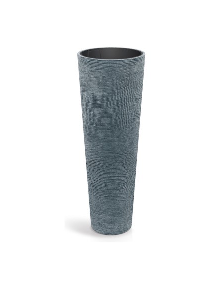 Pflanzsäule XXL rund Ø48 × 135 cm Steinoptik, 31 L – Granit | Töpferkönig
