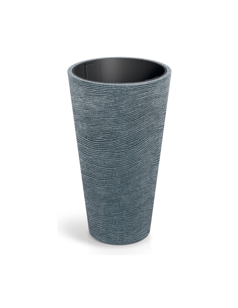 Pflanzkübel XXL rund Ø60 × 100 cm Steinoptik, 56 L – Granit | Töpferkönig