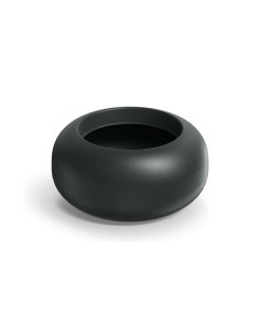 Pflanzschale rund Ø48 × 22 cm matt, 30 L – Dunkelgrau | Töpferkönig