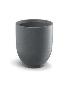 Blumentopf rund Ø40 × 44 cm matt, 34 L – Granit hell | Töpferkönig