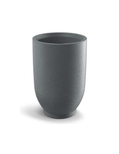 Pflanzkübel rund Ø48 × 70 cm matt, 87 L – Granit hell | Töpferkönig