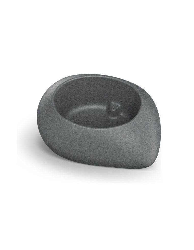 Pflanzschale oval 40 × 30 × 20 cm matt, 5 L – Granit hell | Töpferkönig