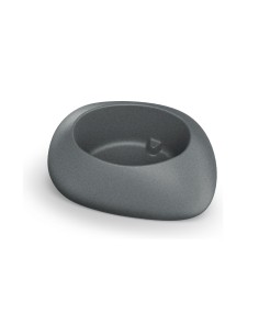 Pflanzschale oval 50 × 40 × 25 cm matt, 8 L – Granit hell | Töpferkönig