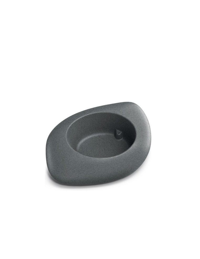 Pflanzschale oval 55 × 40 × 25 cm matt, 10 L – Granit hell | Töpferkönig