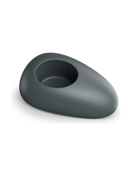Pflanzschale oval 77 × 46 × 28 cm matt, 10 L – Graphit | Töpferkönig