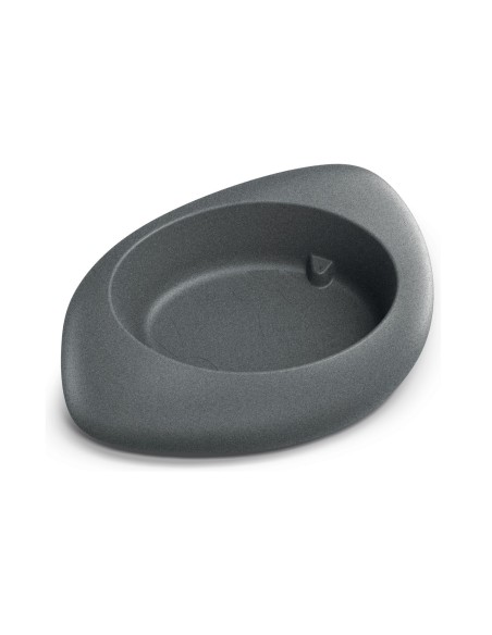 Pflanzschale oval 80 × 58 × 30 cm matt, 30 L – Granit hell | Töpferkönig