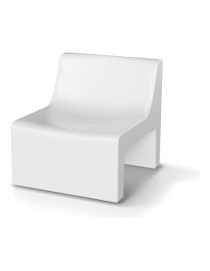 Loungesessel, Rotationsguss – Weiß | Töpferkönig