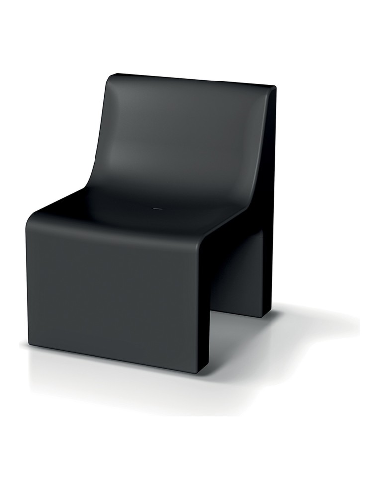 Loungestuhl, Rotationsguss – Schwarz | Töpferkönig
