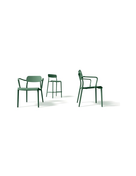 Gartenstuhl in Bugholz-Optik, stapelbar – Weiß | Töpferkönig