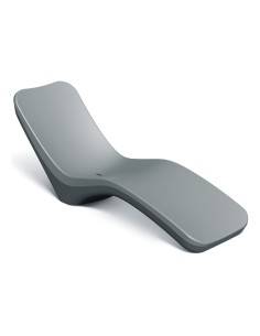 Sonnenliege, Rotationsguss, ergonomisch – Hellgrau | Töpferkönig 2
