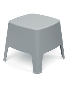Beistelltisch / Hocker, Monoblock, seidenmatt, stapelbar – Grau | Töpferkönig