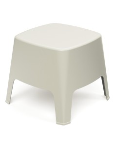 Beistelltisch / Hocker, Monoblock, seidenmatt, stapelbar – Sandbeige | Töpferkönig