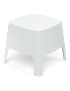 Beistelltisch / Hocker, Monoblock, seidenmatt, stapelbar – Weiß | Töpferkönig