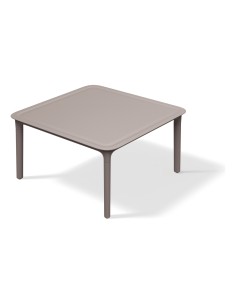 Couchtisch quadratisch in Bugholz-Optik – Taupe | Töpferkönig