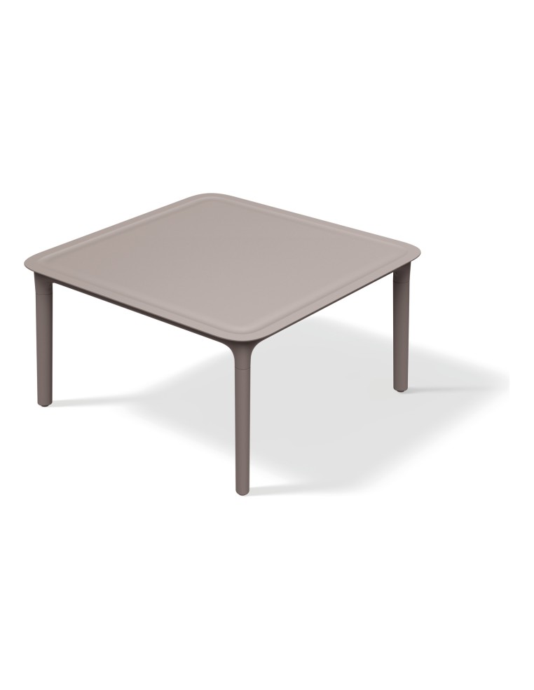 Couchtisch quadratisch in Bugholz-Optik – Taupe | Töpferkönig