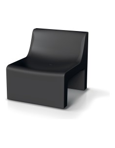 Loungesessel, Rotationsguss – Schwarz | Töpferkönig
