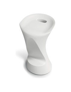 Barhocker, Rotationsguss – Weiß | Töpferkönig