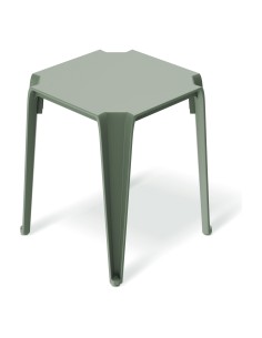 Beistelltisch / Hocker, stapelbar – Salbeigrün | Töpferkönig