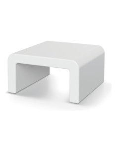 Couchtisch klein, Rotationsguss – Weiß | Töpferkönig