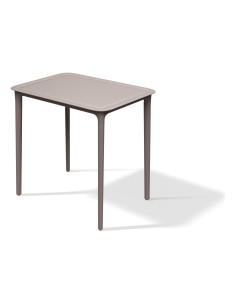 Gartentisch rechteckig in Bugholz-Optik – Taupe | Töpferkönig