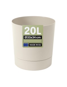Cache-pot rond Ø33 × 34 cm mat, 20 L – Coton | Töpferkönig