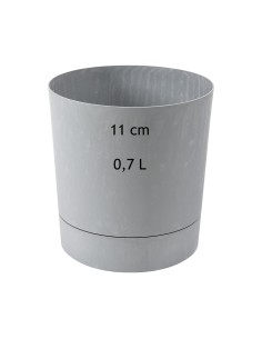 Übertopf rund Ø11 × 12 cm Beton-Optik, 0,7 L – Beton Grau | Töpferkönig