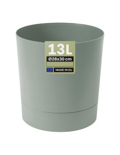Übertopf rund Ø28 × 30 cm Matt, 13 L – Grün | Töpferkönig