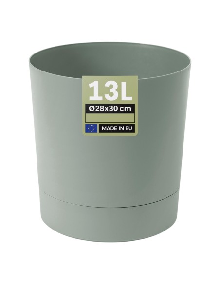 Sierpot rond Ø28 × 30 cm mat, 13 L – Groen | Töpferkönig