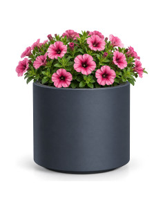 Maceta redonda Ø47 × 45 cm mate, 74 L – Antracita | Töpferkönig