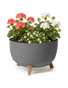 Vasque ronde L Ø40 × 25 cm mate, 21 L – Anthracite